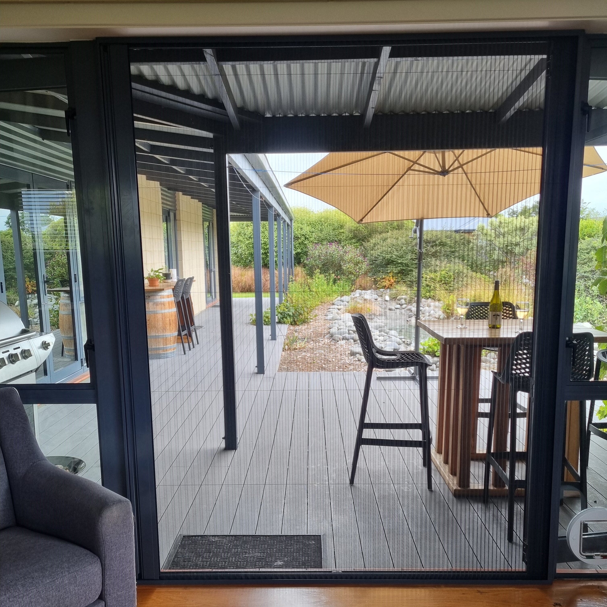 Canterbury Blinds and Screens - Pleated Fly Screen Doors
