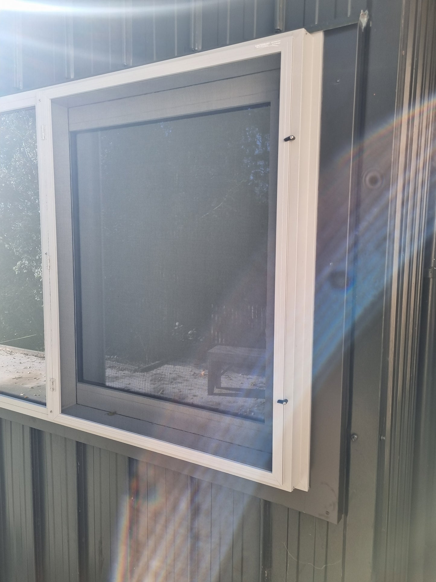 Canterbury Blinds and Screens - Hinged Framed Fly Screen Window