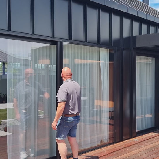 Canterbury Blinds and Screens - Pleated Fly Screen Door Video