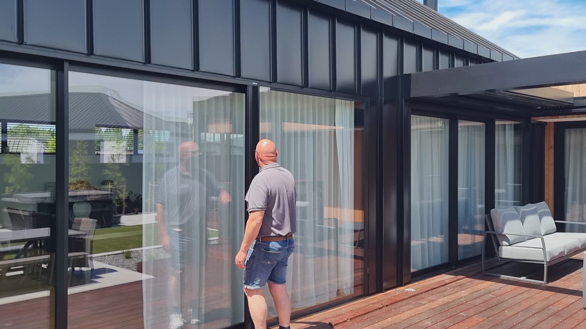 Canterbury Blinds and Screens - Pleated Fly Screen Door Video